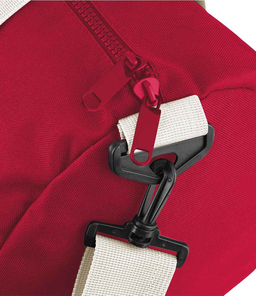 BagBase Original Barrel Bag | Classic Red/Off White
