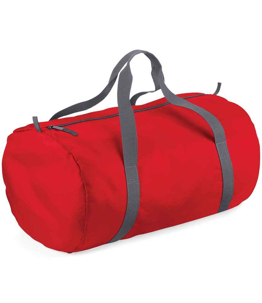 BagBase Packaway Barrel Bag | Classic Red