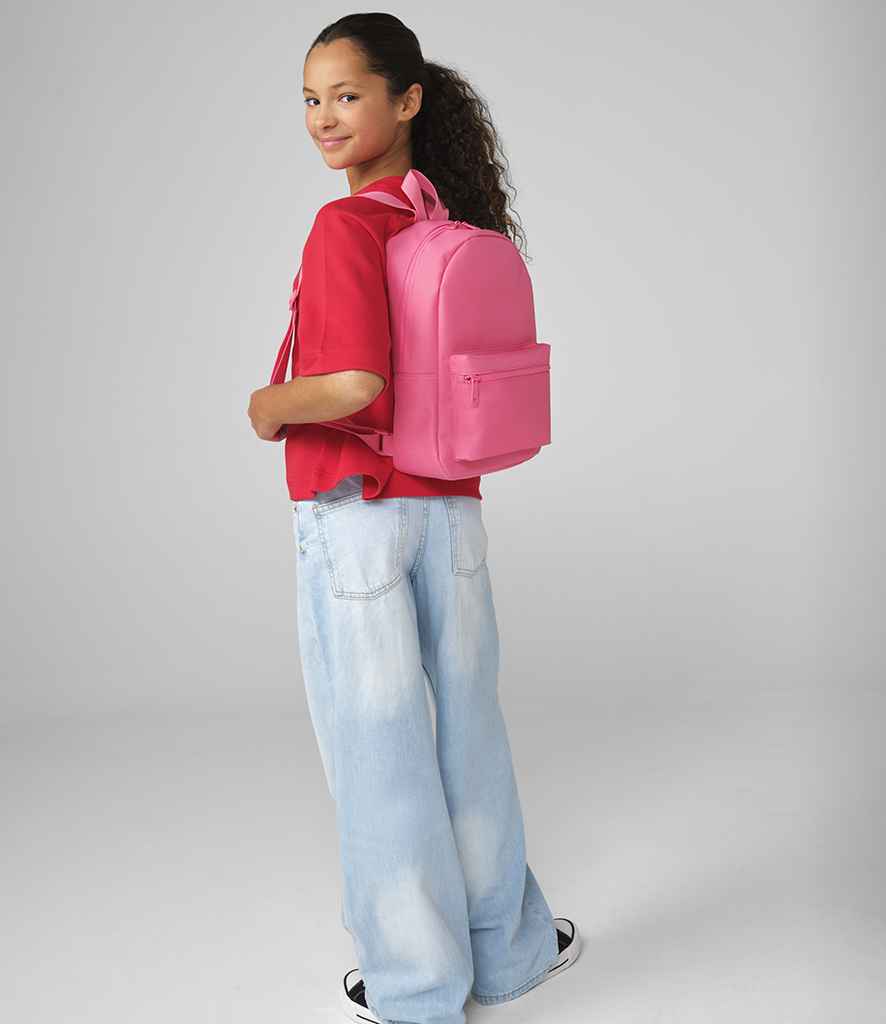 BagBase Mini Essential Fashion Backpack | Fuchsia