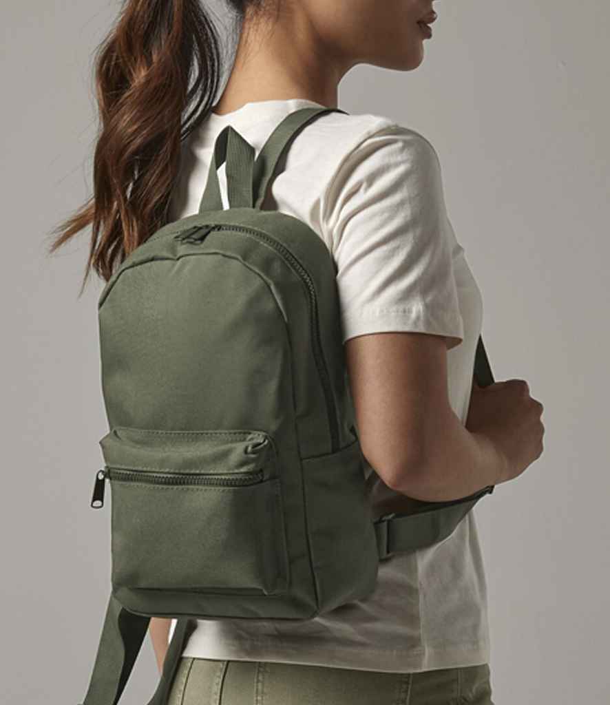 BagBase Mini Essential Fashion Backpack | Olive Green