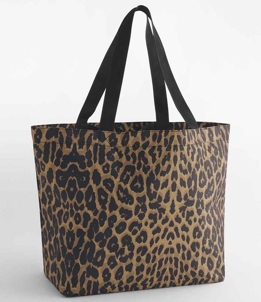 BagBase Leopard Print Carryall Tote Bag | Leopard Print