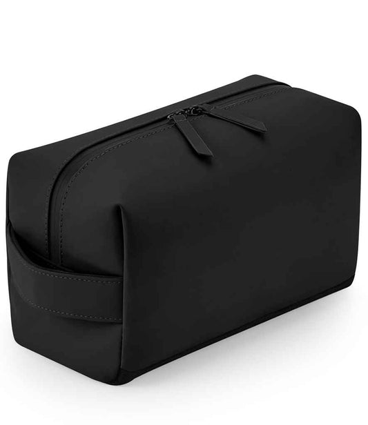 BagBase Matte PU Toiletry/Accessory Case | Black
