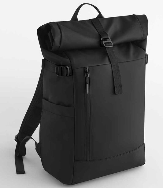 BagBase Everyday Carry 25 Litre Roll-Top Backpack | Black