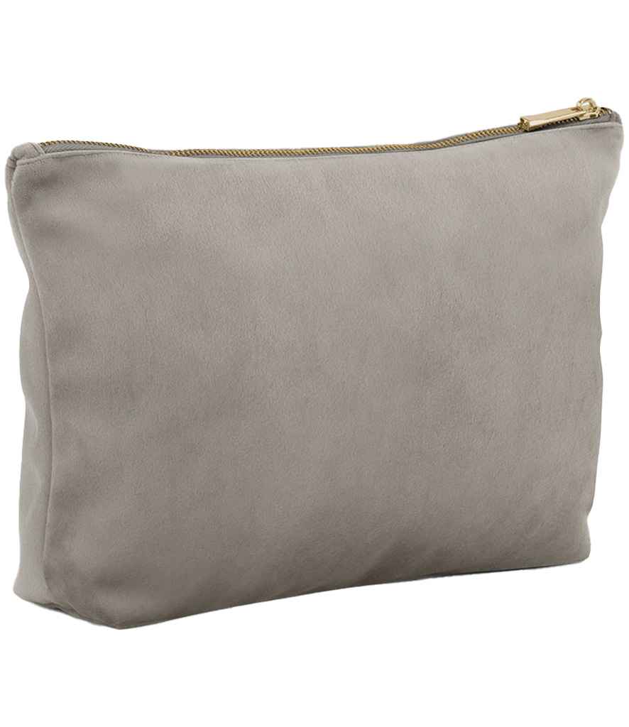 BagBase Velvet Accessory Bag | Moonstone