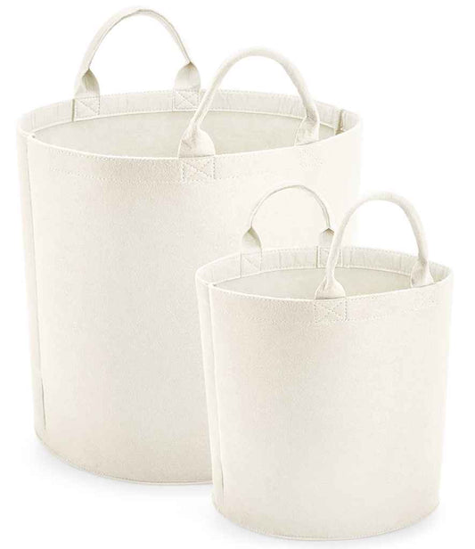 BagBase Felt Trug | Soft White