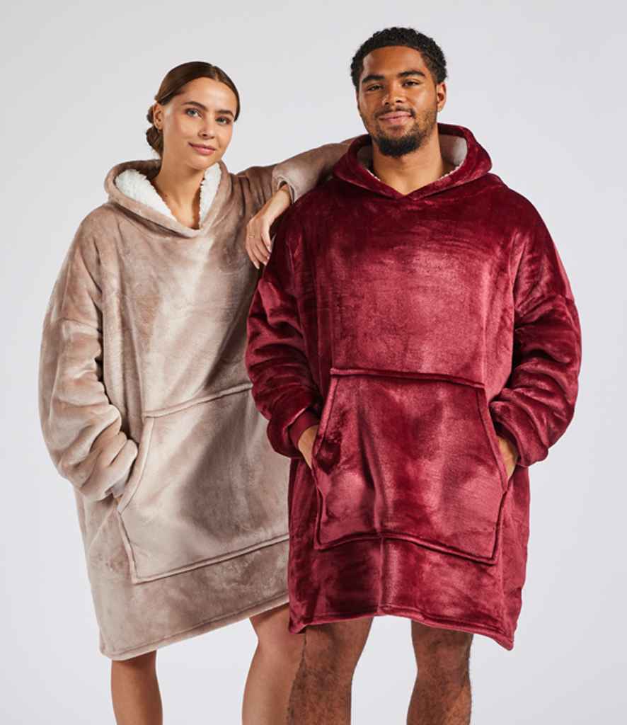 Brand Lab Oversized Hooded Blanket | Burgundy