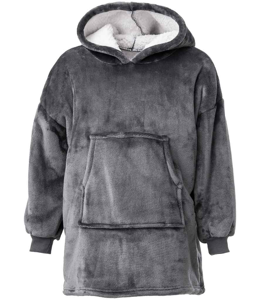 Brand Lab Kids Oversized Hooded Blanket | Charcoal