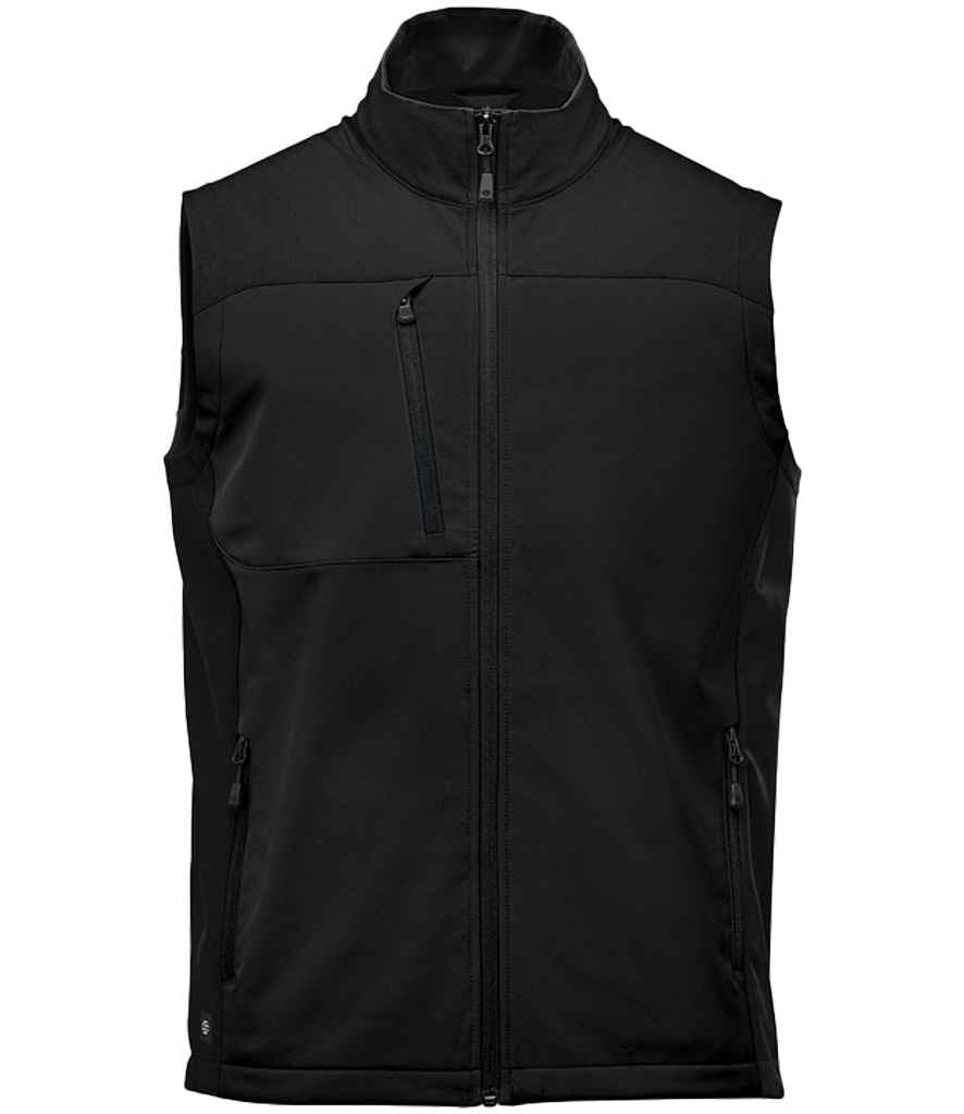 Stormtech Cascades Soft Shell Bodywarmer | Black/Black
