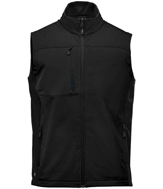 Stormtech Cascades Soft Shell Bodywarmer | Black/Black