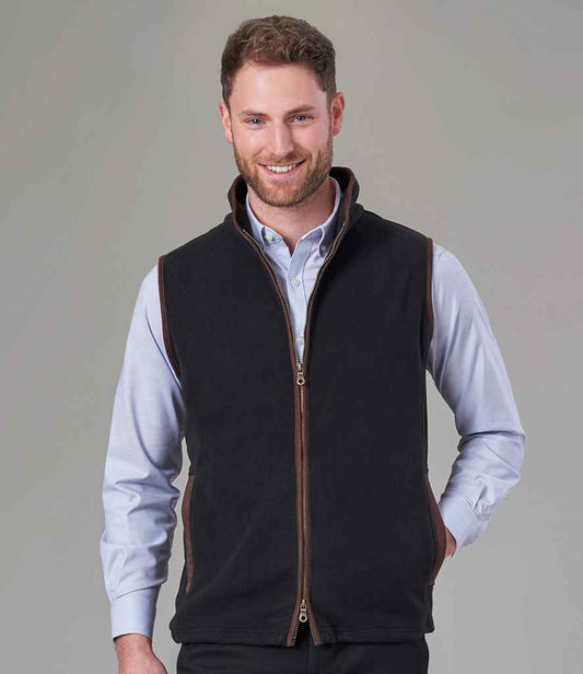 Brook Taverner Unisex Cincinnati Fleece Gilet | Navy