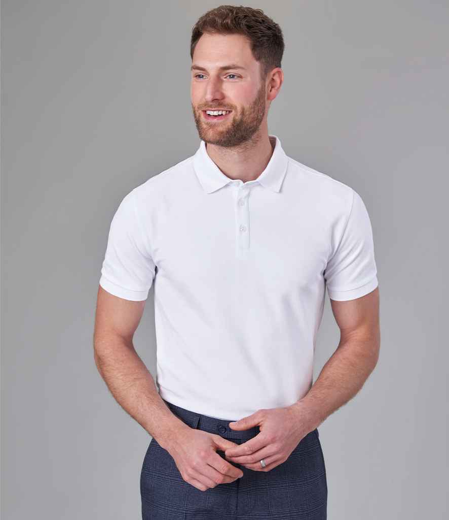Brook Taverner Hampton Premium Cotton Polo Shirt | White