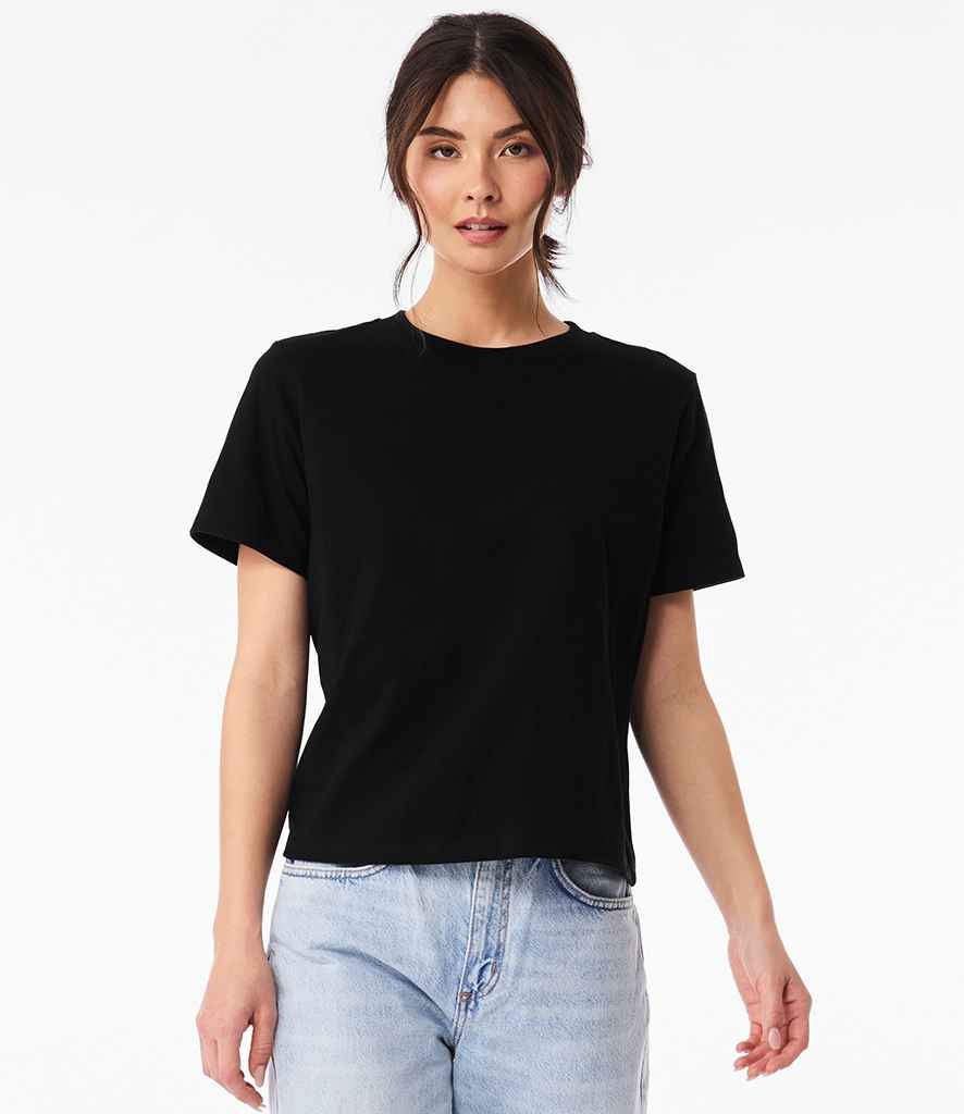 Bella Ladies Heavy Boxy T-Shirt | Black