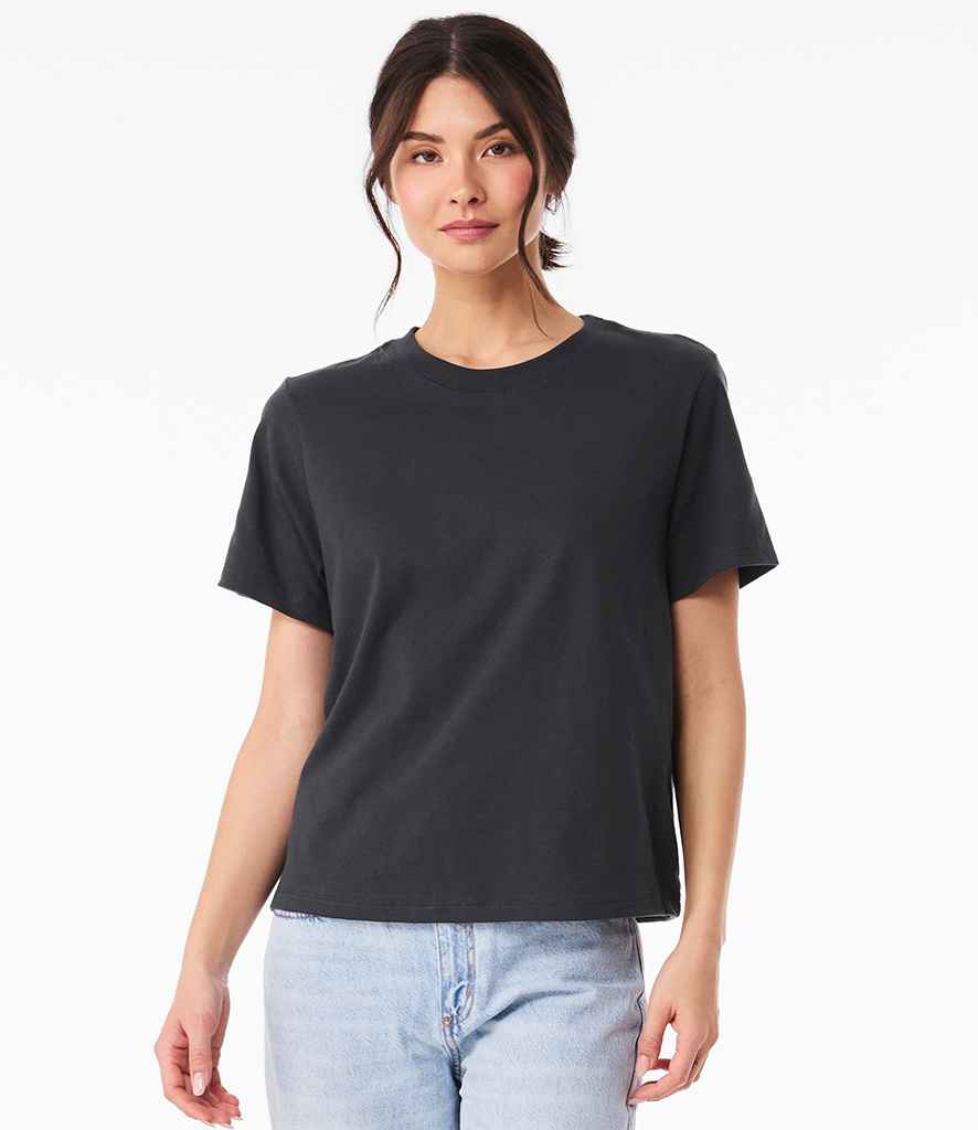 Bella Ladies Heavy Boxy T-Shirt | Dark Grey