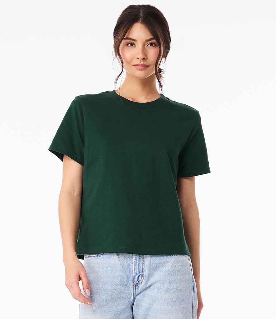 Bella Ladies Heavy Boxy T-Shirt | Forest Green