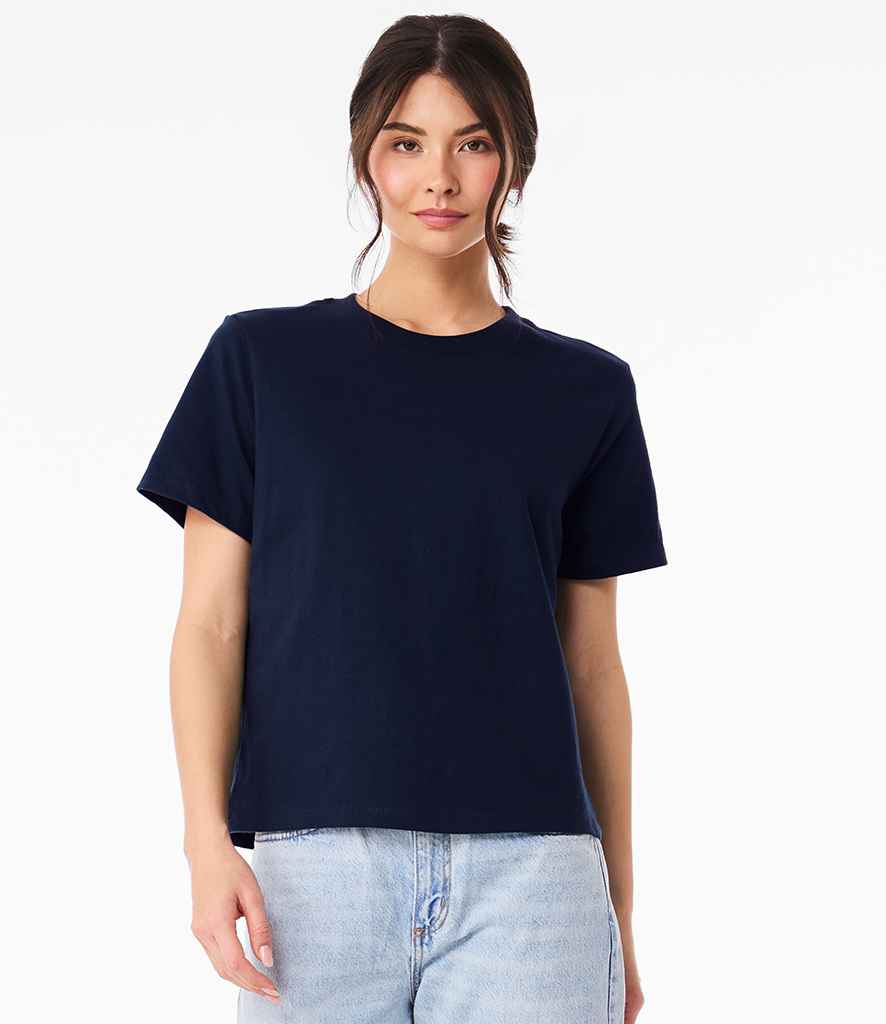 Bella Ladies Heavy Boxy T-Shirt | Navy
