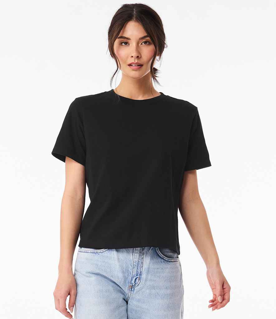 Bella Ladies Heavy Boxy T-Shirt | Vintage Black
