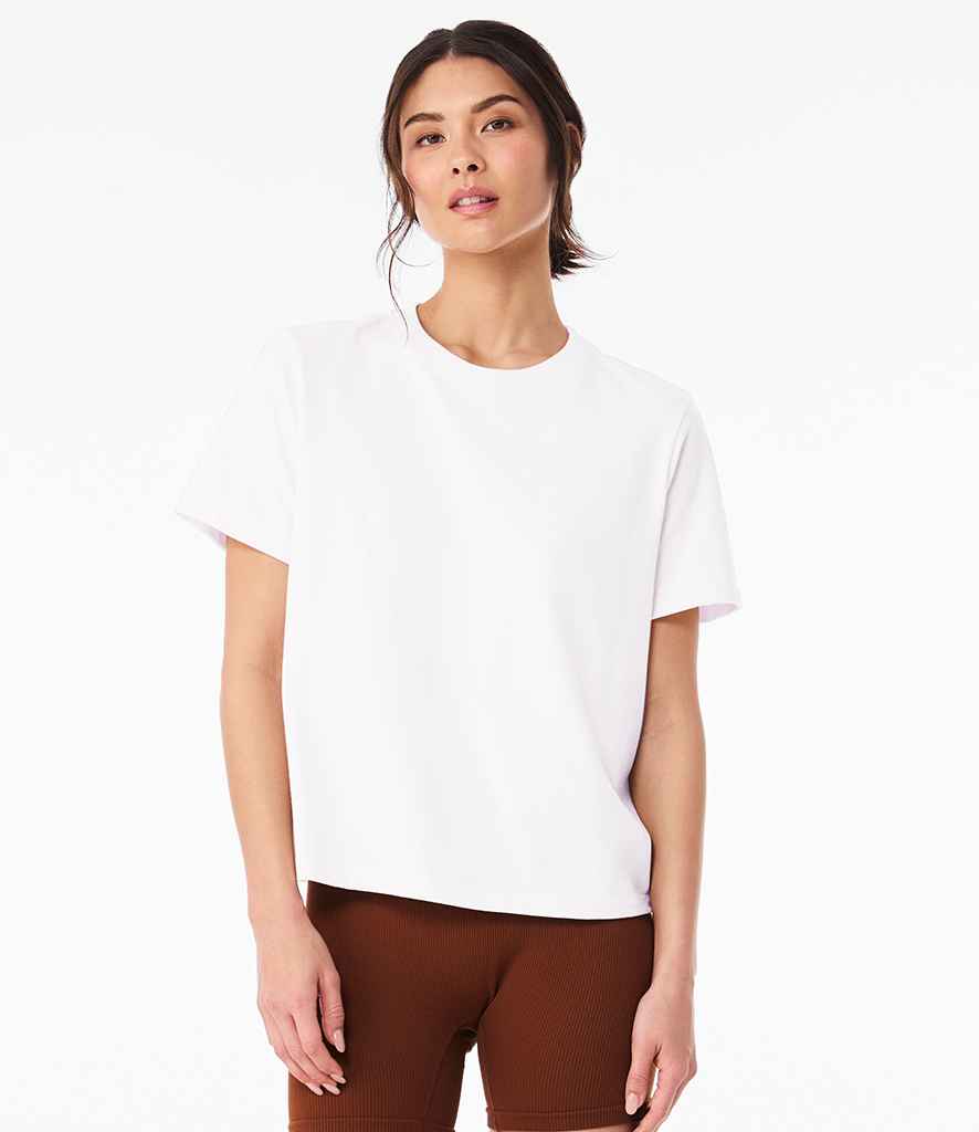 Bella Ladies Heavy Boxy T-Shirt | White