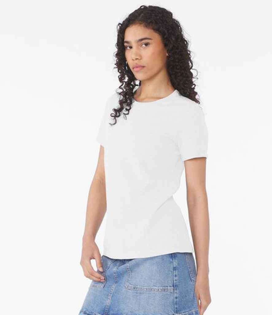 Bella Ladies Relaxed Jersey T-Shirt | White