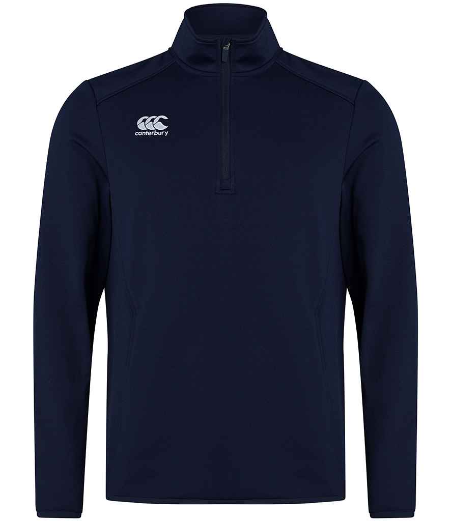 Canterbury Club Zip Neck Mid Layer Training Top | Navy