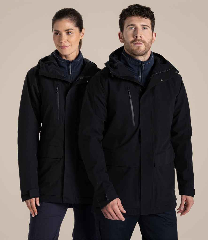Craghoppers Expert Kiwi Pro Stretch Long Jacket | Black