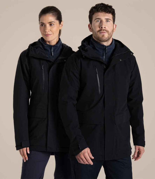 Craghoppers Expert Kiwi Pro Stretch Long Jacket | Black