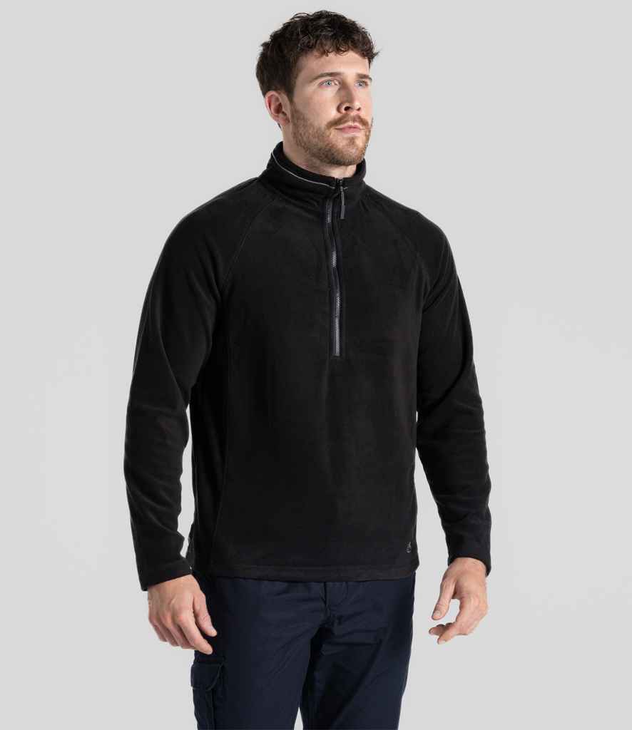 Craghoppers Expert Corey 200 Half Zip Micro Fleece | Black