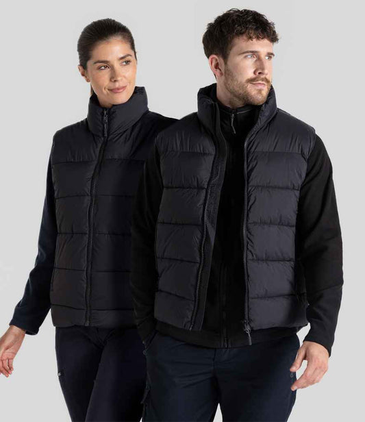 Craghoppers Expert Unisex Winter Padded Bodywarmer | Black
