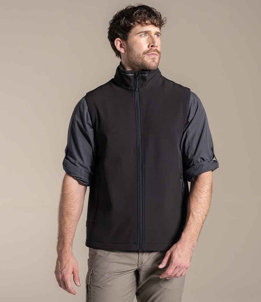 Craghoppers Expert Basecamp ll Soft Shell Bodywarmer | Black