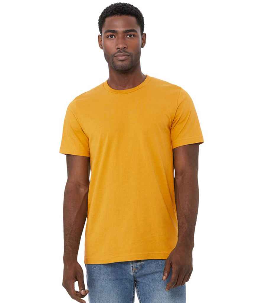 Canvas Unisex Crew Neck T-Shirt | Mustard