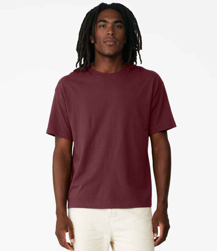 Canvas Unisex Heavyweight Boxy T-Shirt | Maroon