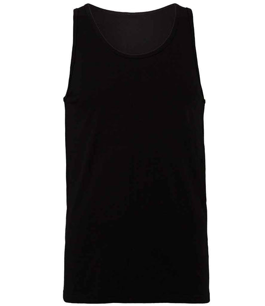 Canvas Unisex Jersey Tank Top | Black