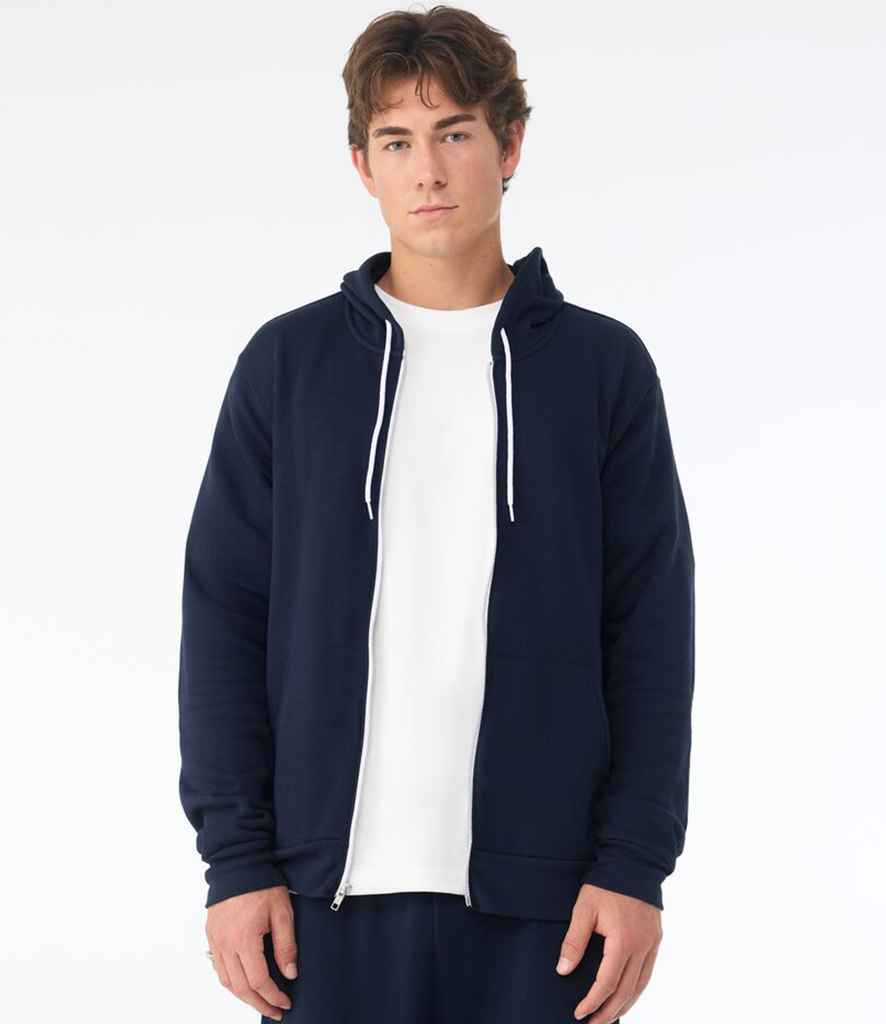 Canvas Unisex Full Zip Hoodie | Navy