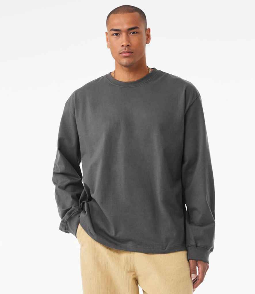 Canvas Unisex Heavyweight Long Sleeve T-Shirt | Asphalt