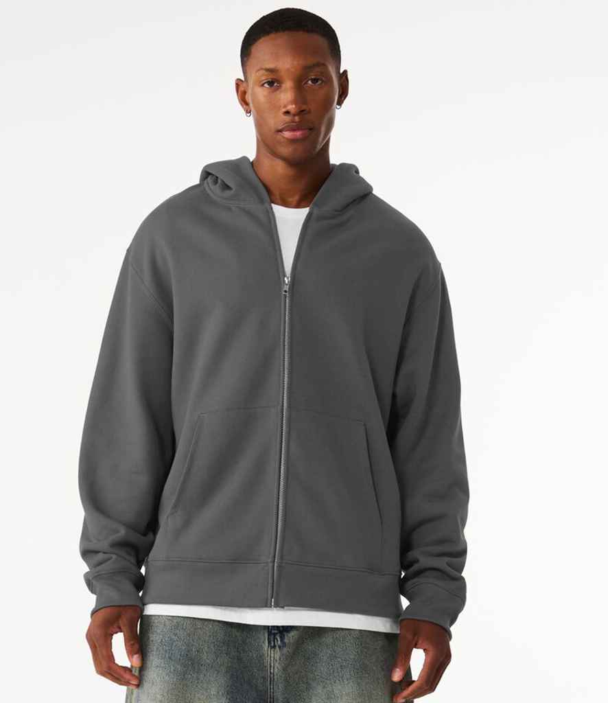 Canvas Unisex Heavy Full Zip Hoodie | Asphalt