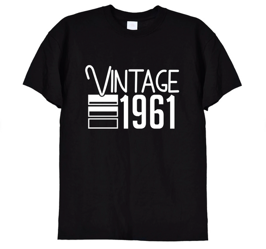 Our Customised Vintage-Style T-Shirt is the perfect way to showcase your birth year with retro flair! Featuring a distressed, vintage design customised with your chosen year—like 1995—this tee brings a classic, nostalgic vibe to your wardrobe. Crafted from soft, high-quality cotton, it offers ultimate comfort and timeless style, making it ideal for casual outings, birthdays, or as a thoughtful gift. Whether you're celebrating a milestone or simply love vintage fashion, this personalised t-shirt adds a uniqu
