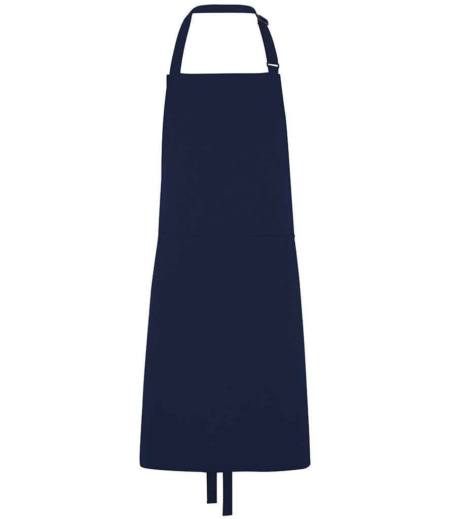 Dennys Polyester Bib Apron with Pocket | Navy