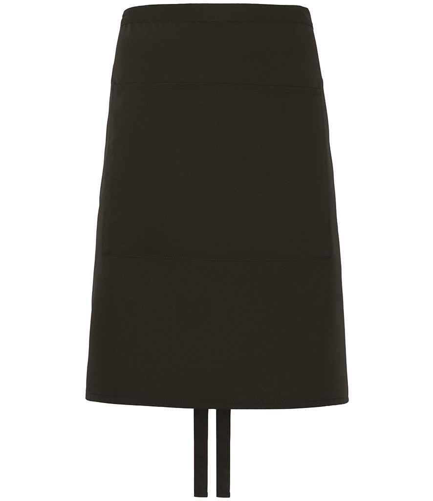 Dennys Polyester Waist Apron with Pocket | Black