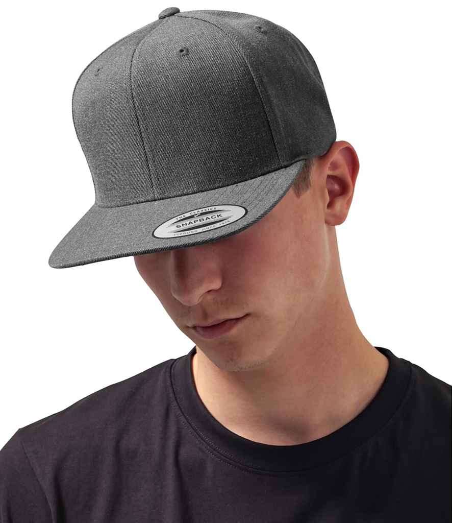 Flexfit Classic Snapback Cap | Dark Grey/Dark Grey