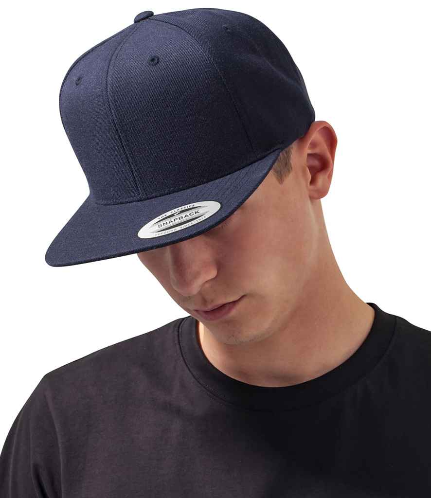 Flexfit Classic Snapback Cap | Dark Navy/Dark Navy