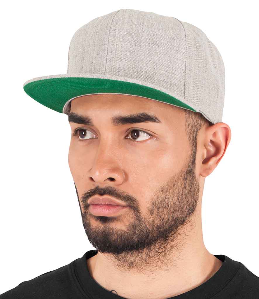 Flexfit Classic Snapback Cap | Heather Grey