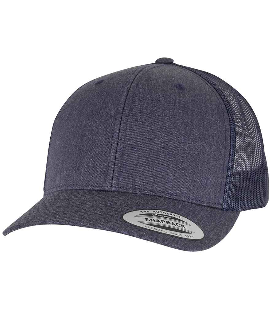 Flexfit Retro Trucker Cap | Heather Navy