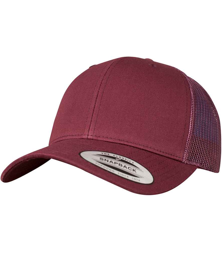 Flexfit Retro Trucker Cap | Maroon