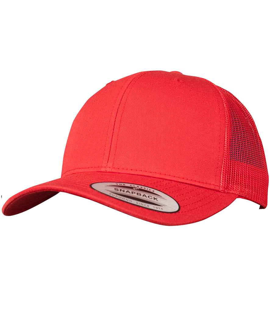 Flexfit Retro Trucker Cap | Red