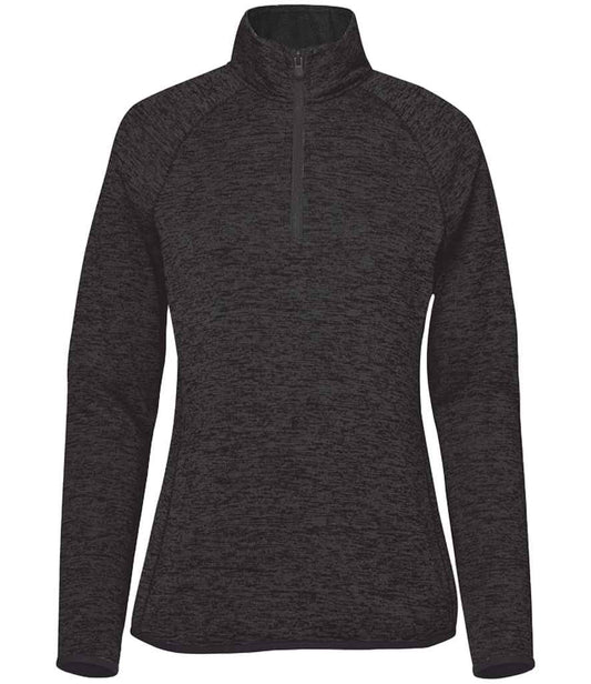 Stormtech Ladies Yosemite 1/2 Zip Pullover | Black Heather