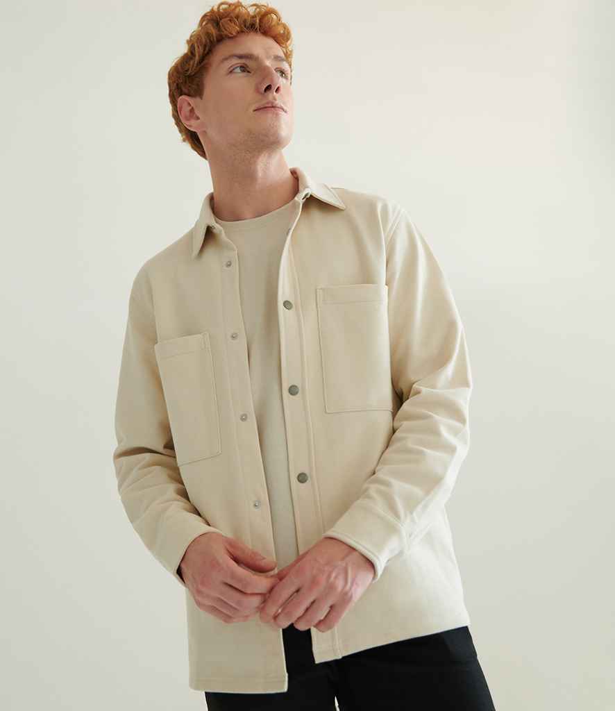 Front Row Premium Piqué Overshirt | Natural