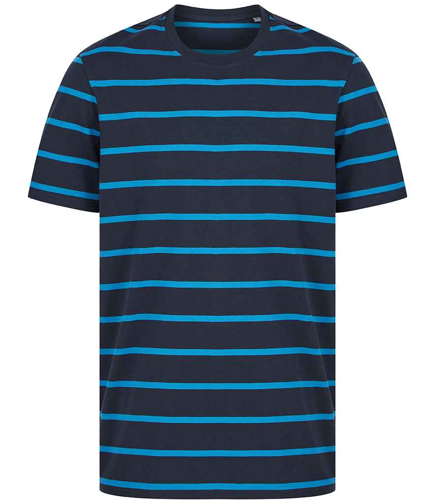 Front Row Striped T-Shirt | Navy/Marine Blue