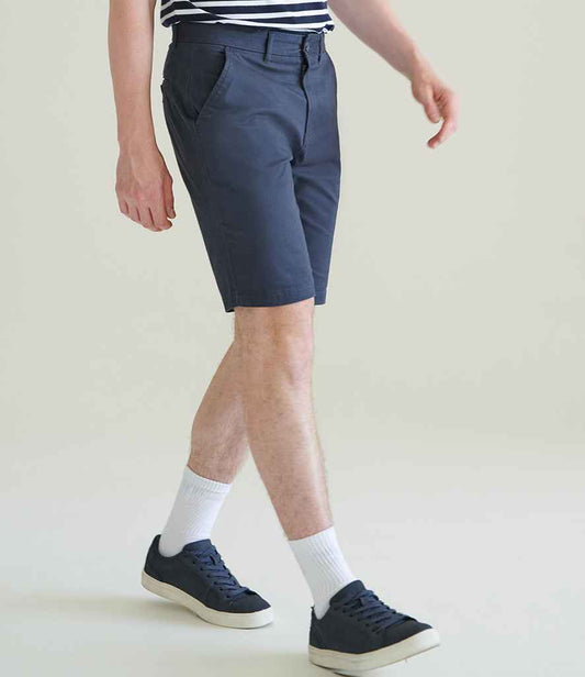 Front Row Stretch Chino Shorts | Navy