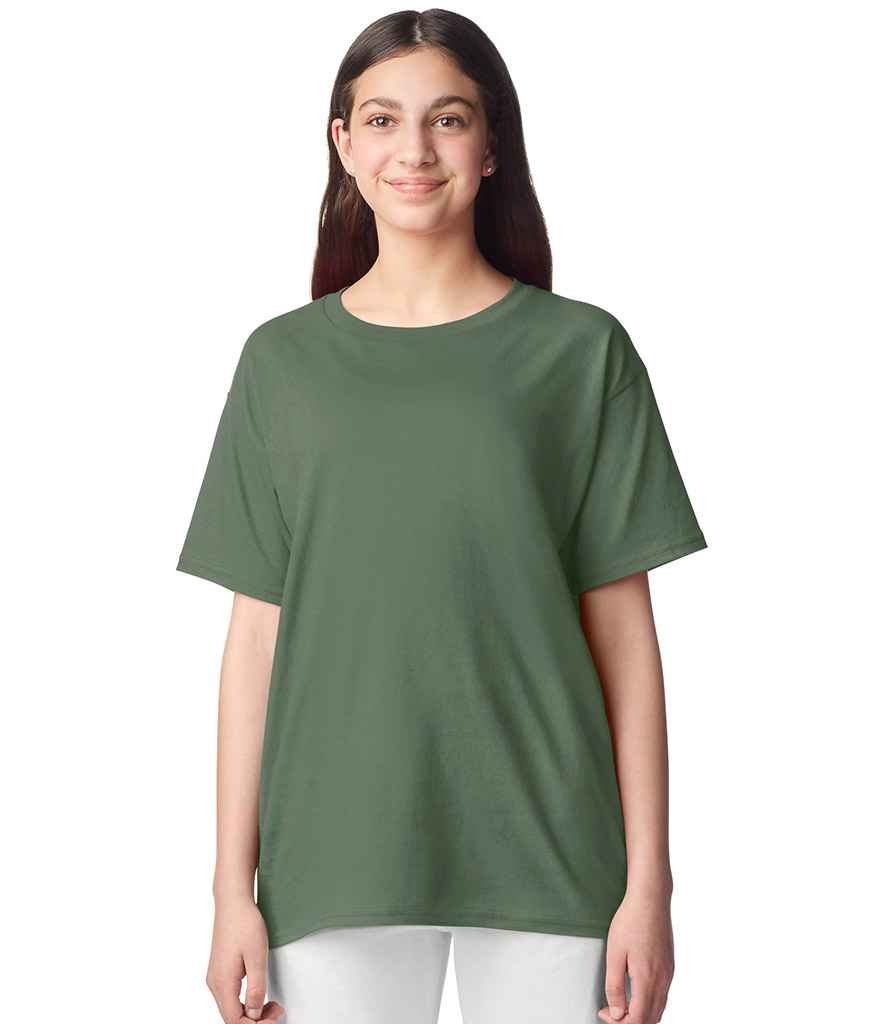 Gildan Kids Light Cotton T-Shirt | Military Green
