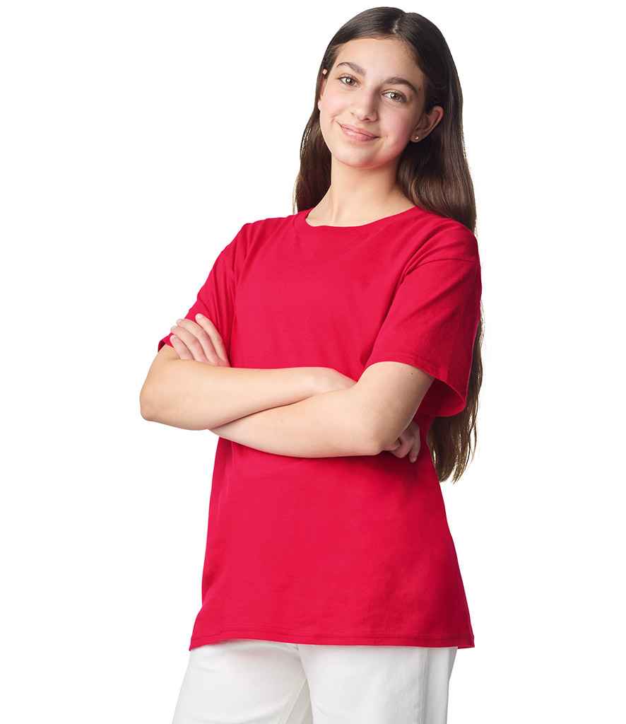Gildan Kids Light Cotton T-Shirt | Red