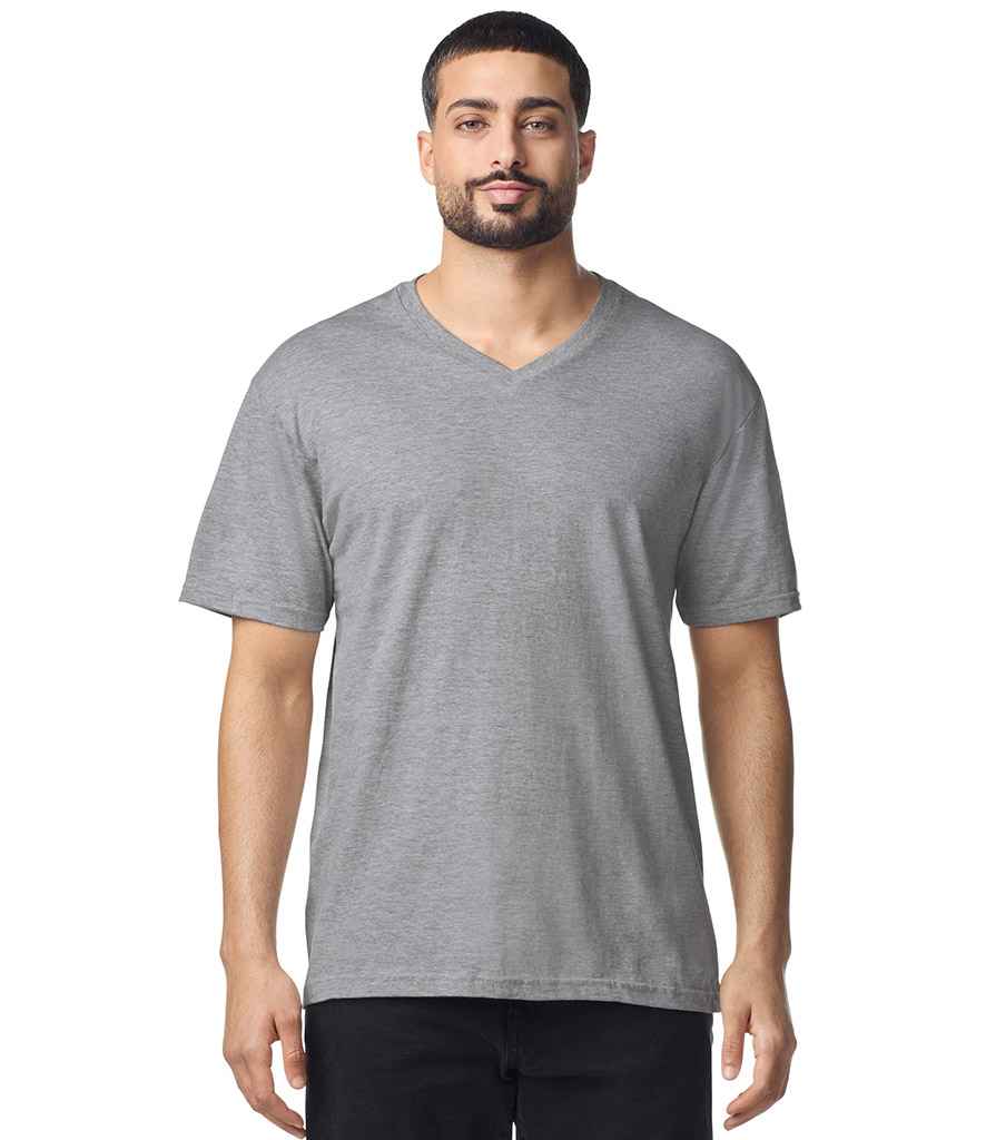 Gildan SoftStyle® V Neck T-Shirt | Sport Grey